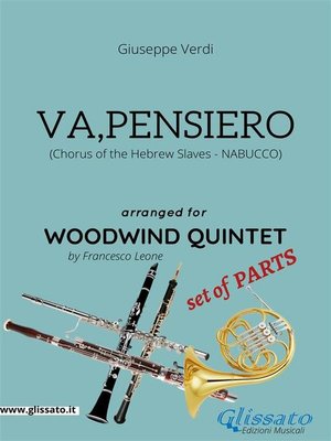 cover image of Va, pensiero--Woodwind Quintet set of PARTS